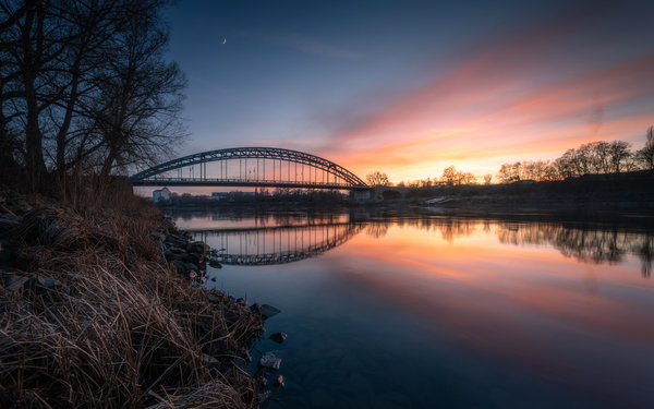 Sonnenuntergang Sternbrücke